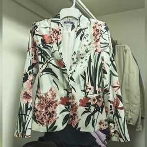 Tommy Hilfiger floral blazer jacket size 2